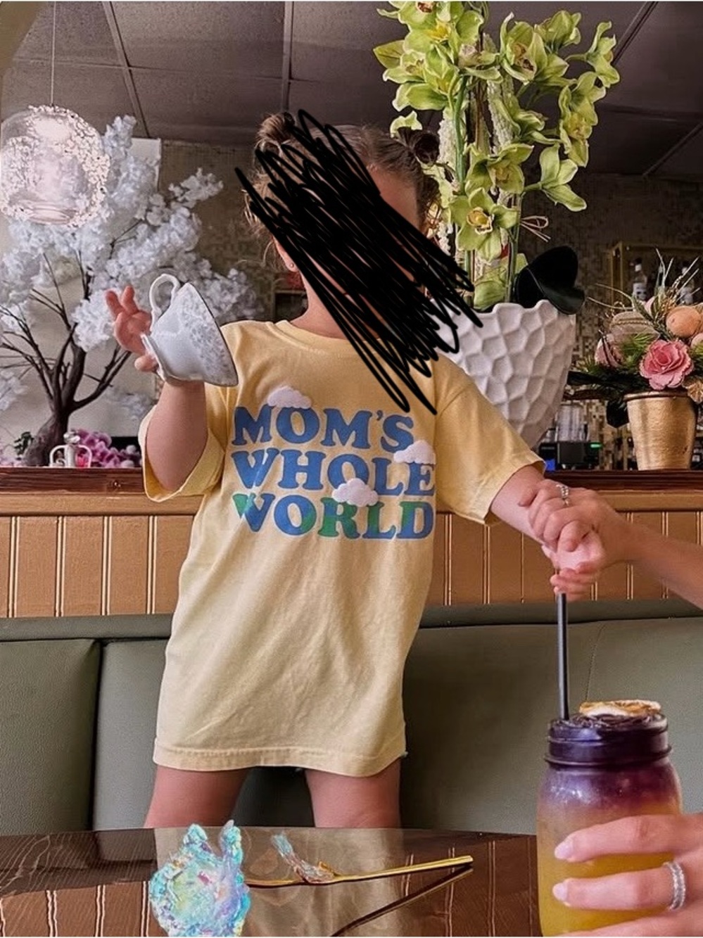 Hubs & Hers 'Mom's Whole World' Graphic Tee